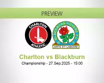 Charlton Blackburn betting prediction (27 September 2025)