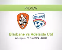 Brisbane Adelaide Utd betting prediction (23 November 2024)