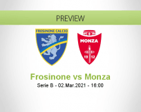 Frosinone Monza betting prediction (02 March 2021)