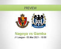Nagoya Gamba betting prediction (03 March 2021)