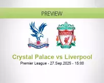 Crystal Palace Liverpool betting prediction (27 September 2025)