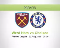 West Ham Chelsea betting prediction (22 August 2025)