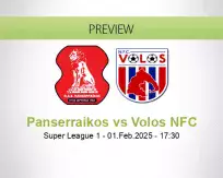 Panserraikos Volos NFC betting prediction (01 February 2025)