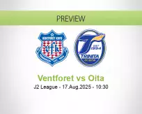 Ventforet Oita betting prediction (17 August 2025)