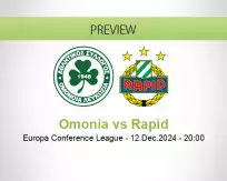 Omonia Rapid betting prediction (12 December 2024)