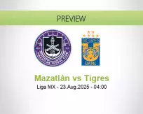 Mazatlán Tigres betting prediction (24 August 2025)