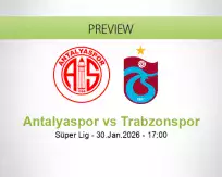 Antalyaspor Trabzonspor betting prediction (30 January 2026)