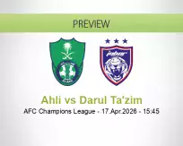 Ahli vs Darul Ta'zim