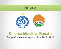 Dinamo Minsk Egnatia betting prediction (24 July 2025)