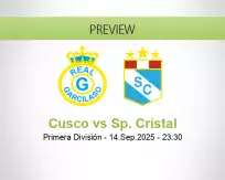 Cusco Sp. Cristal betting prediction (15 September 2025)