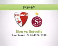 Sion Servette betting prediction (17 September 2025)