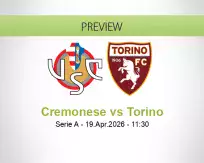 Cremonese Torino betting prediction (19 April 2026)