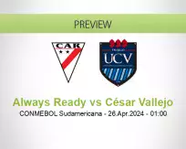 Always Ready César Vallejo betting prediction (26 April 2024)