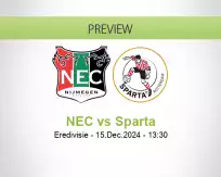 NEC Sparta betting prediction (15 December 2024)