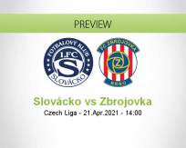 Slovácko Zbrojovka betting prediction (21 April 2021)