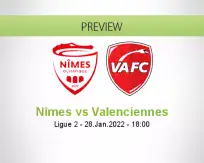 Nîmes vs Valenciennes