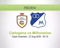 Cartagena Millonarios betting prediction (27 August 2025)