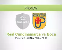 Real Cundinamarca vs Boca