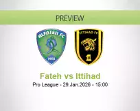 Fateh Ittihad betting prediction (29 January 2026)