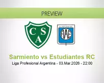 Sarmiento Estudiantes RC betting prediction (04 March 2026)