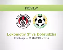 Lokomotiv Sf vs Dobrudzha