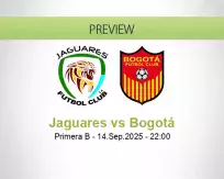 Jaguares Bogotá betting prediction (15 September 2025)