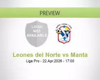 Leones del Norte Manta betting prediction (22 April 2026)