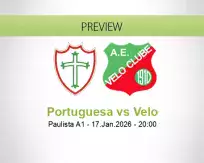 Portuguesa Velo betting prediction (17 January 2026)