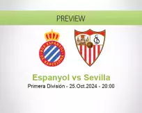 Espanyol Sevilla betting prediction (25 October 2024)