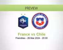 France Chile betting prediction (26 March 2024)