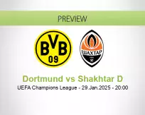 Dortmund Shakhtar D betting prediction (30 January 2025)