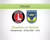 Charlton Oxford betting prediction (20 December 2025)