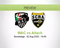 WAC Altach betting prediction (02 August 2025)
