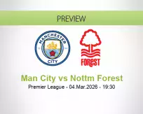 Man City vs Nottm Forest
