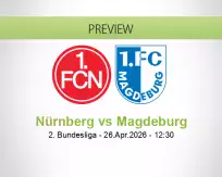 Nürnberg Magdeburg betting prediction (26 April 2026)