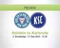 Holstein Karlsruhe betting prediction (21 September 2025)