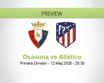 Osasuna vs Atlético