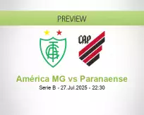América MG Paranaense betting prediction (27 July 2025)