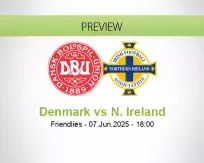 Denmark N. Ireland betting prediction (07 June 2025)