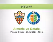 Almería Getafe betting prediction (27 April 2024)