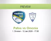 Pafos Omonia betting prediction (12 January 2026)