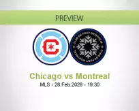 Chicago vs Montreal