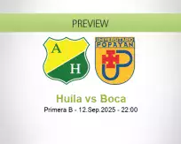Huila Boca betting prediction (16 September 2025)