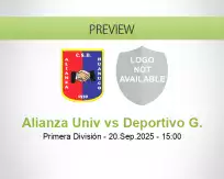 Alianza Univ Deportivo G. betting prediction (23 September 2025)