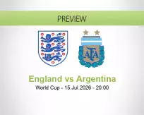 England vs Argentina