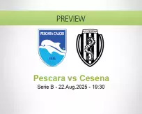Pescara Cesena betting prediction (23 August 2025)