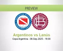 Argentinos Lanús betting prediction (09 September 2025)