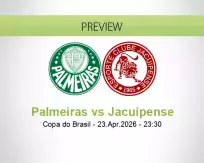 Palmeiras vs Jacuipense