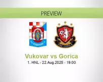 Vukovar Gorica betting prediction (22 August 2025)