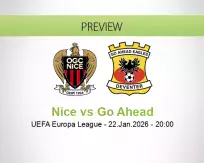 Nice vs Go Ahead